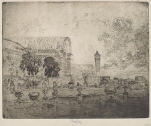 Crystal Palace tekijältä Joseph Pennell