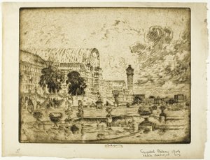 Crystal Palace tekijältä Joseph Pennell