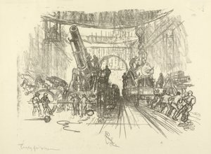 Englannin sotasarja: W.453. Valmiina sotaan, 1916 tekijältä Joseph Pennell