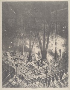 Perusteet, Pilvenpiirtäjän rakentaminen, 1910. tekijältä Joseph Pennell