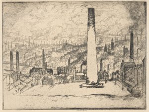Suuri savupiippu, Bradford tekijältä Joseph Pennell