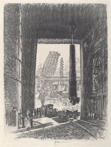 Gun Pit, No.I tekijältä Joseph Pennell