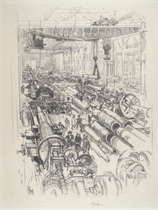Asekauppa, 1916. tekijältä Joseph Pennell