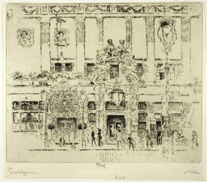 Instituutti, Piccadilly tekijältä Joseph Pennell