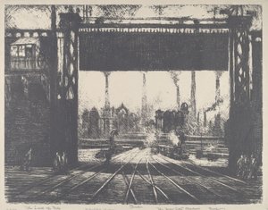 Rautaportti, Charleroi tekijältä Joseph Pennell