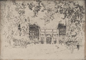 Marmorikaari, 1905. tekijältä Joseph Pennell