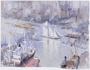 Schooner tekijältä Joseph Pennell