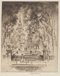 The Square, Independence Square, Philadelphia tekijältä Joseph Pennell