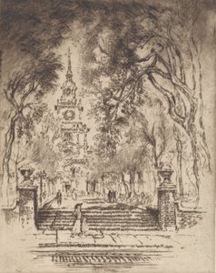 The Square, Independence Square, Philadelphia, 1920. tekijältä Joseph Pennell