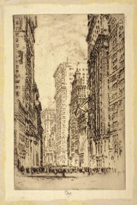 New Yorkin pörssi tekijältä Joseph Pennell