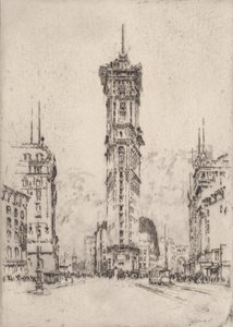 The Times Building, 1904. tekijältä Joseph Pennell