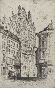 The Transept, Beauvais, 1907. tekijältä Joseph Pennell