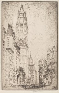Woolworth-rakennus tekijältä Joseph Pennell