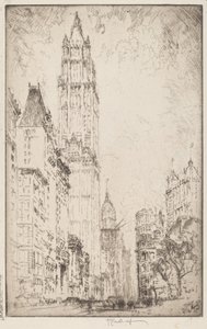 Woolworth-rakennus tekijältä Joseph Pennell