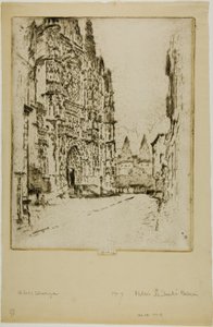 Piispan palatsin tornit, Beauvais tekijältä Joseph Pennell