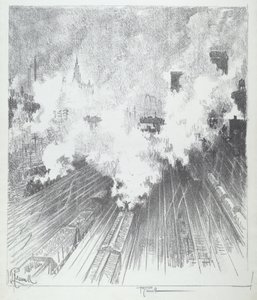 Junapiha, St. Louis tekijältä Joseph Pennell