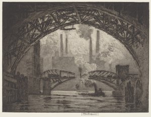 Under the Bridges, Chicago tekijältä Joseph Pennell