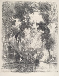 Malmin purku, 1917. tekijältä Joseph Pennell