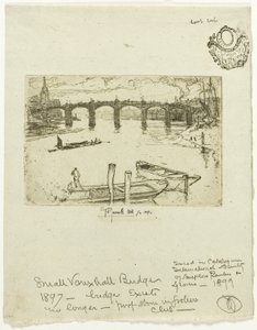 Vauxhallin silta tekijältä Joseph Pennell