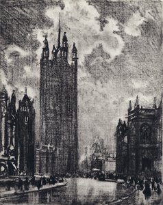 Victoria Tower tekijältä Joseph Pennell