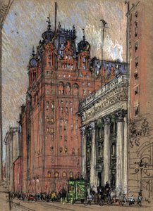 Waldorf Astoria Hotel tekijältä Joseph Pennell