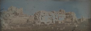 Kuusikulmainen tuomioistuin, Jupiterin temppeli, Baalbek, 1843. tekijältä Joseph Philibert Girault De Prangey