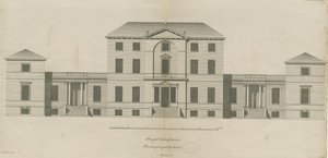 Sandon Hall: kaiverrus, nd [1769-1771] (painettu) tekijältä Joseph Pickford