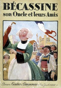 Kirjan "Becassine, son uncle et leurs amis" kansi, editions gautier Langereau (1926). tekijältä Joseph Porphyre Pinchon