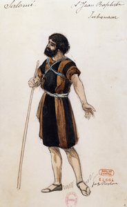 Giovanni Battista Richard Straussin (1864-1949) Salomea varten, esitetty Pariisin Opera Garnierissa 3. toukokuuta. tekijältä Joseph Porphyre Pinchon