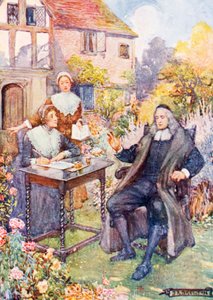 John Milton puutarhassaan tekijältä Joseph Ratcliffe Skelton