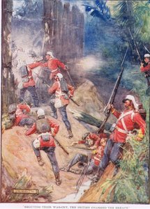 Englantilaiset syyttivät rikkomuksesta huutaen sotahuutoaan tekijältä Joseph Ratcliffe Skelton