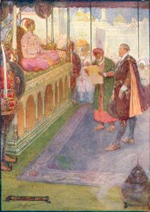 Sir Thomas seisoi Mogulin edessä, 1908, 1920. tekijältä Joseph Ratcliffe Skelton