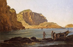 Posillipo (öljy paneelissa)