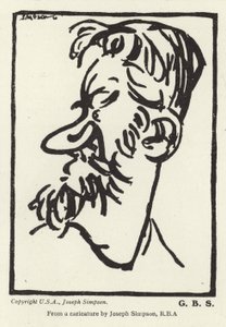 Karikatyyri George Bernard Shawsta