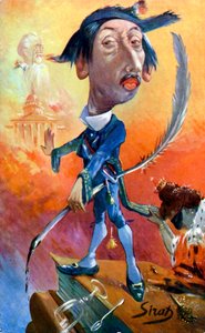 Maurice Barrès - Siratin karikatyyri
