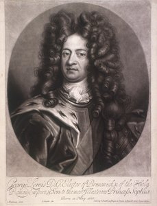 Soikea muotokuva George I:stä, Ison-Britannian kuninkaasta, n. 1700