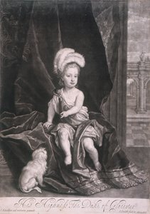 William, Gloucesterin herttua, lapsena, c1720