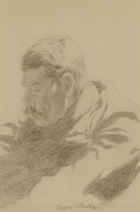 Mies lepää tekijältä Joseph Stella