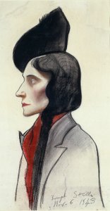 Muotokuva Clara Fasanosta tekijältä Joseph Stella