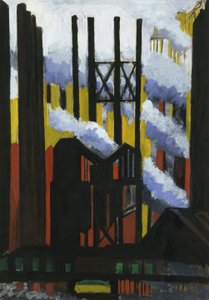 Terästehdas tekijältä Joseph Stella