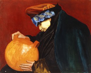 Nukkuva nainen tekijältä Joseph Stella