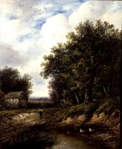 Polku lammen rannalla