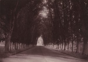 Pihatie, Château de Grand-Vaux, Savigny-sur-Orge, Vigierin perheen koti, noin 1855 (kuva). tekijältä Joseph Vigier