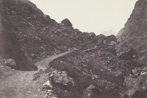 Pyhä Vapahtaja. Kaaoksen polku, joka johtaa Gavarnie Saint-Sauveuriin. Polku kaaokseen..., 1853.