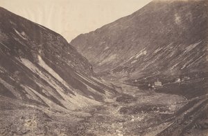 Héasin laakso ja kappeli, St-Sauveur, 1853.