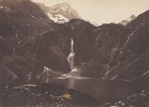 Näkymä Oo-järvelle tai Seculejo-järvelle, Bagnère de Luchon, 1853.