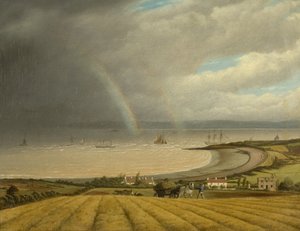Näkymä Portisheadista Walesin suuntaan, n. 1832