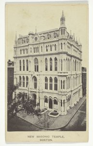 Uusi vapaamuuraritemppeli, Boston tekijältä Joseph Ward