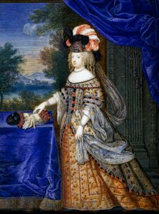 Maria Theresa Espanjalainen (tempera paperilla)