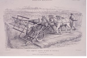 Bells on parantanut Crosskillin niittokonetta, 1840-luku.